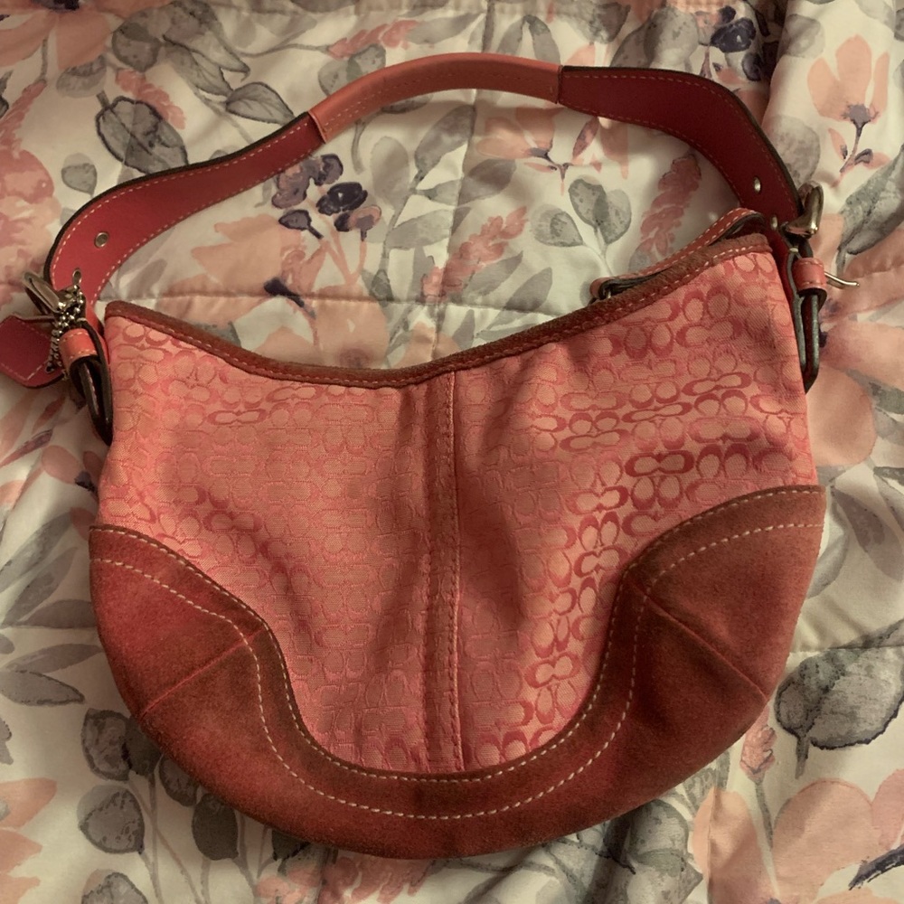 Pink Coach Purse